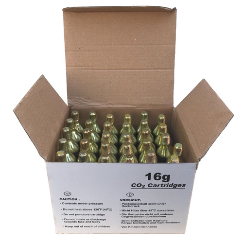 Co2 cartridge threaded 16g - co2,