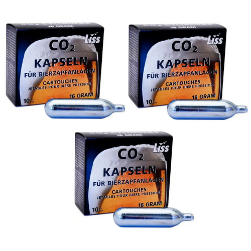 Liss co2 unthreaded 16g - 30,